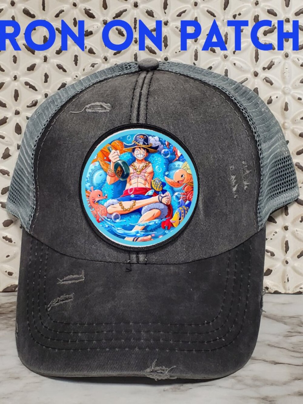 Luffy One Piece Iron on Patch